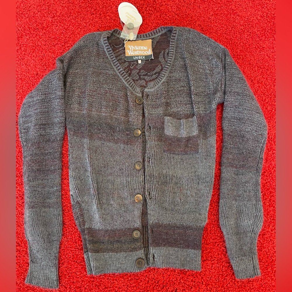 Vivienne Westwood UNISEX GOLD LABEL PARIS CARDIGAN AW16 NWT L/XL - Picture 3 of 16